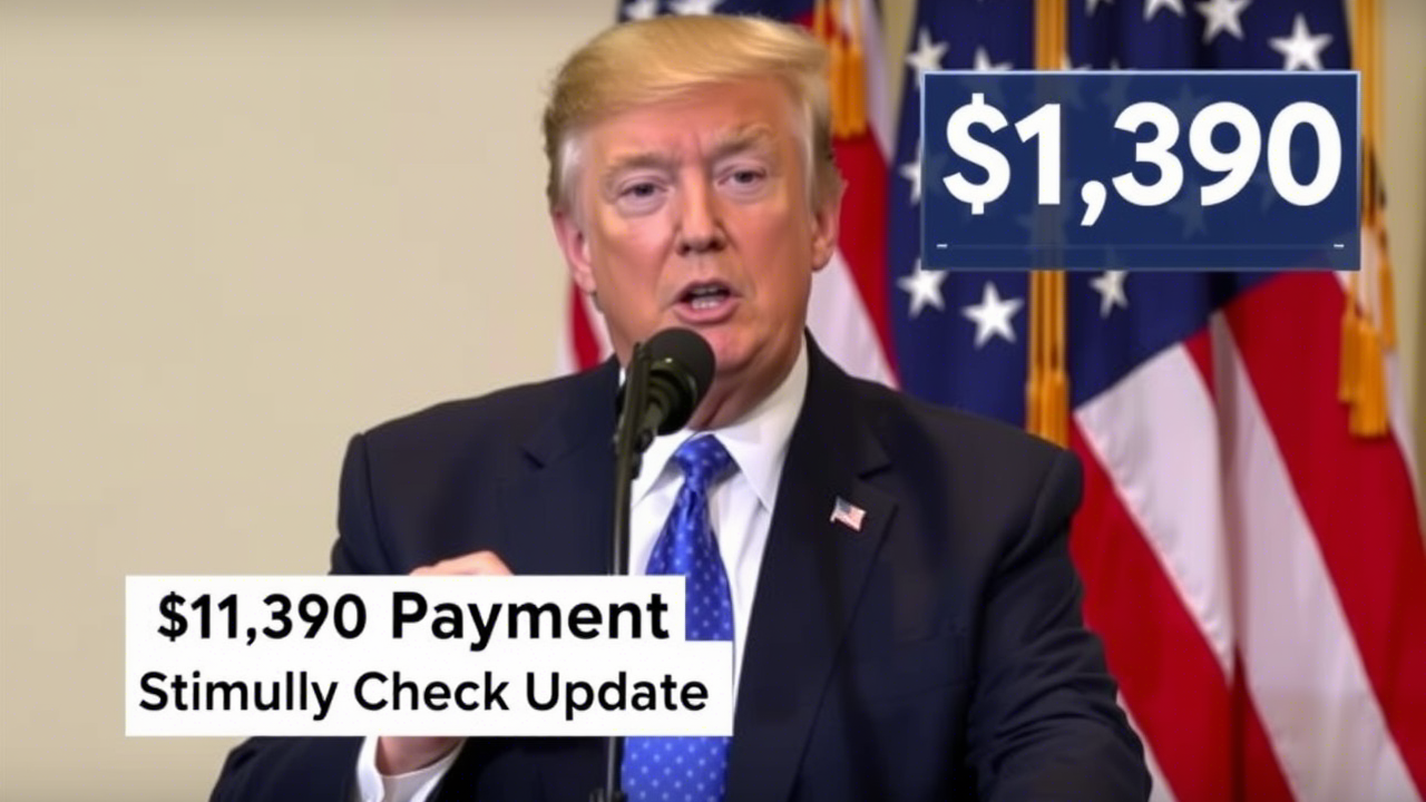 Stimulus Check 2025 Update: Who’s Getting the $1,390 Payment?